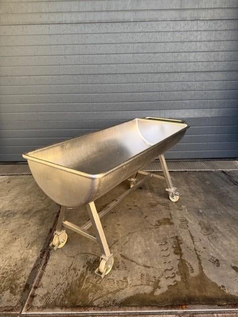 RVS Mengtrog (200L) - Professionele Specie / Mortelbak, Ophalen