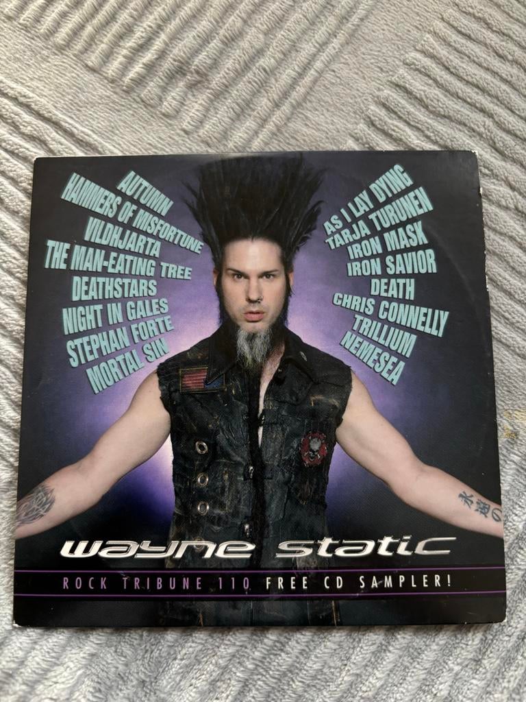 CD Wayne Static - Rock Tribune 110 Free CD Sampler!, Ophalen of Verzenden, Gebruikt