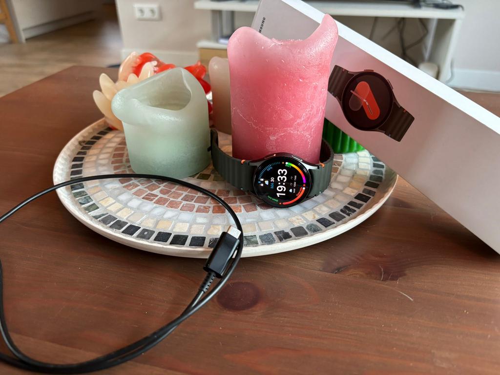 Samsung Galaxy Watch 7, Hoogte, Zwart, Ophalen of Verzenden, Zo goed als nieuw