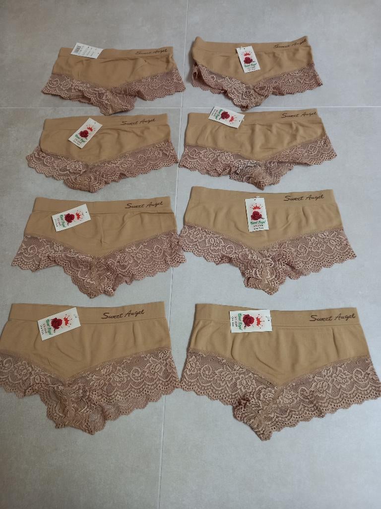 Nieuw! onderbroeken/ boxers met kant beige, Sweet Angel, Ophalen of Verzenden, Beige, Slip