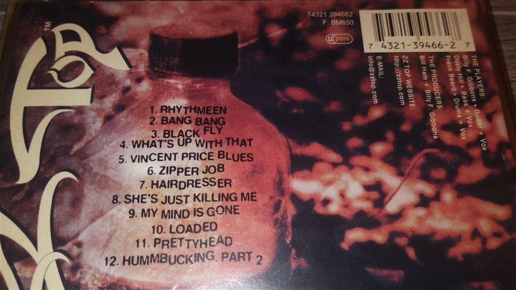 ZZ Top - Rhythmeen, Ophalen of Verzenden, Zo goed als nieuw, Poprock