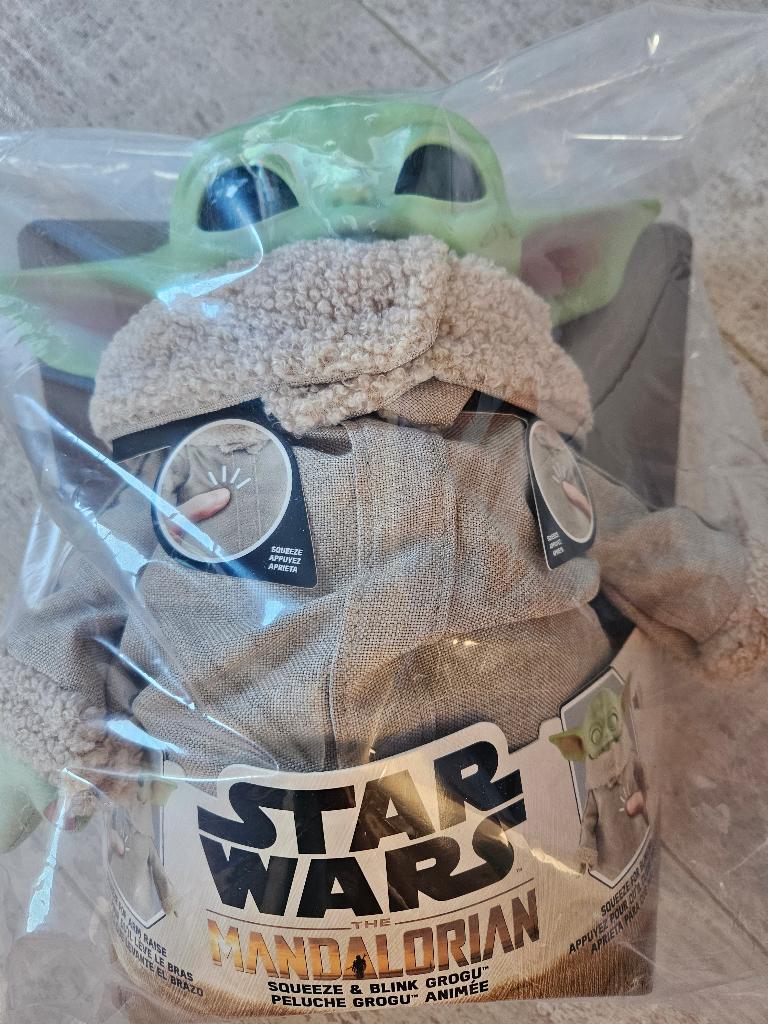 Star Wars The Mandalorian Squeeze & Blink Grogu van Mattel, Verzamelen, Star Wars, Nieuw, Overige typen, Ophalen of Verzenden