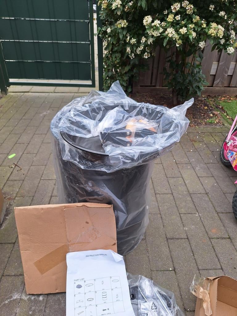 Barbecue barrel zwart, Ophalen, Nieuw, Onbekend