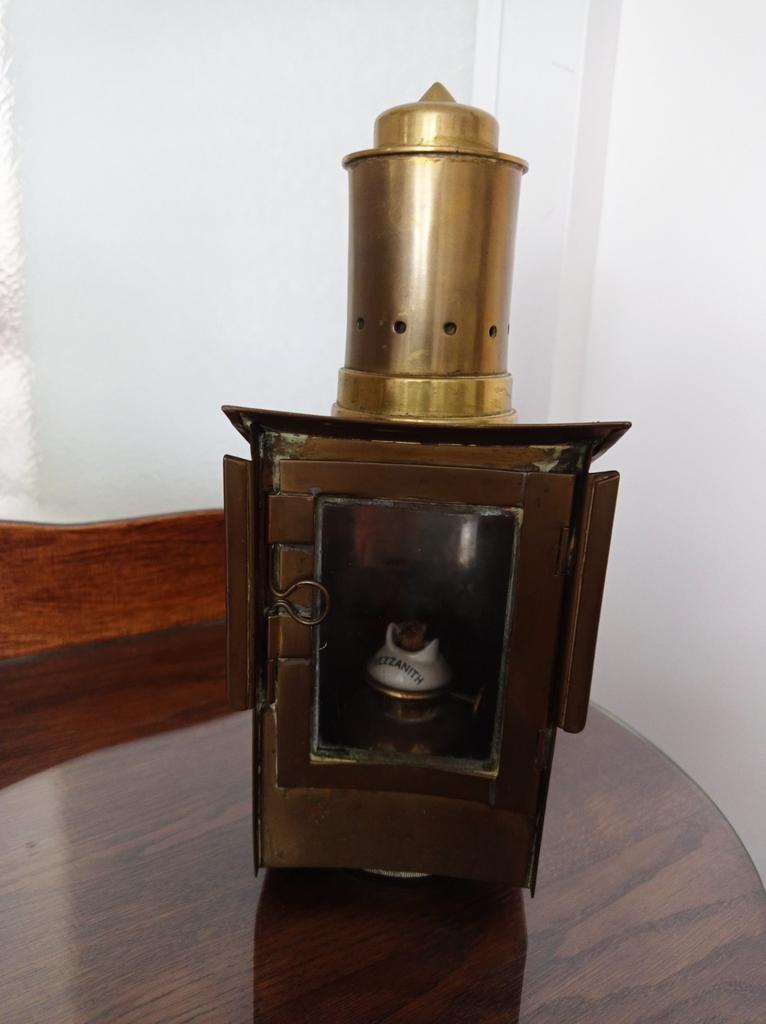 Antieke scheepslamp, Ophalen of Verzenden