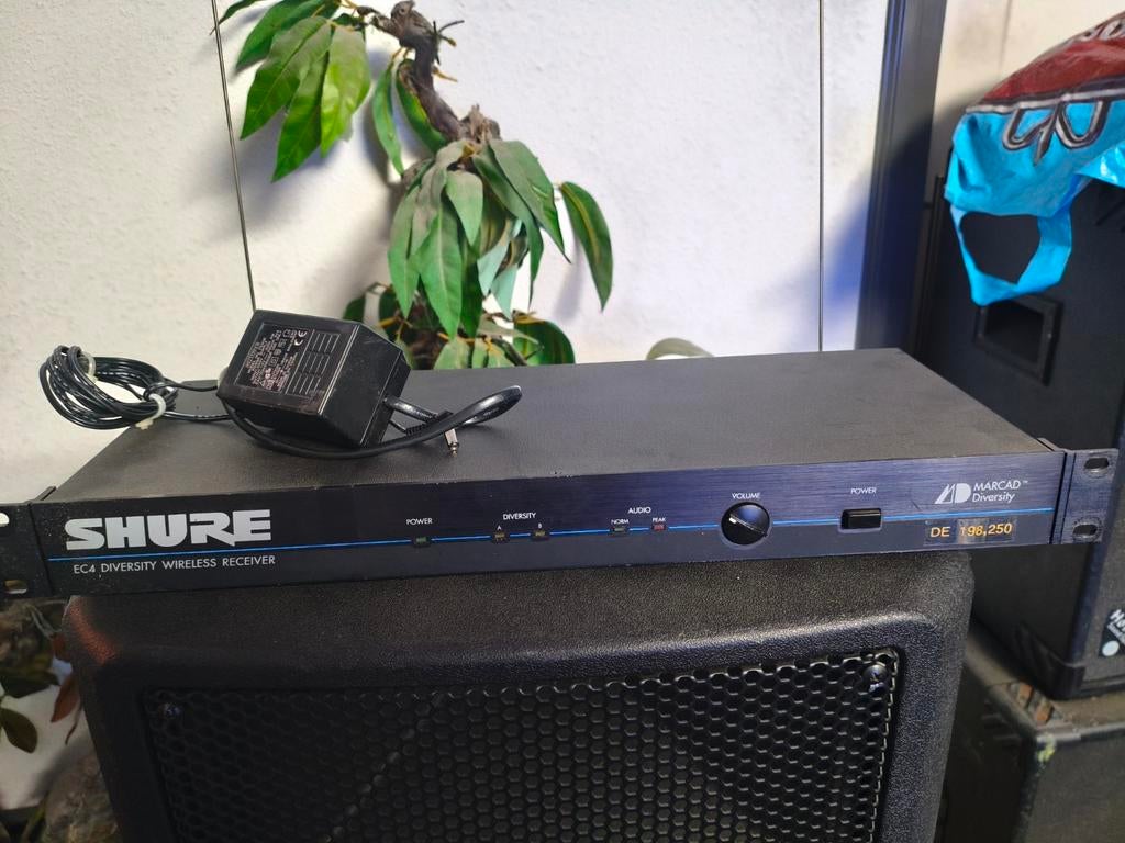 Shure EC4 Draadloze Microfoon Set - DE 198.250, Ophalen, Gebruikt, Zangmicrofoon, Draadloos