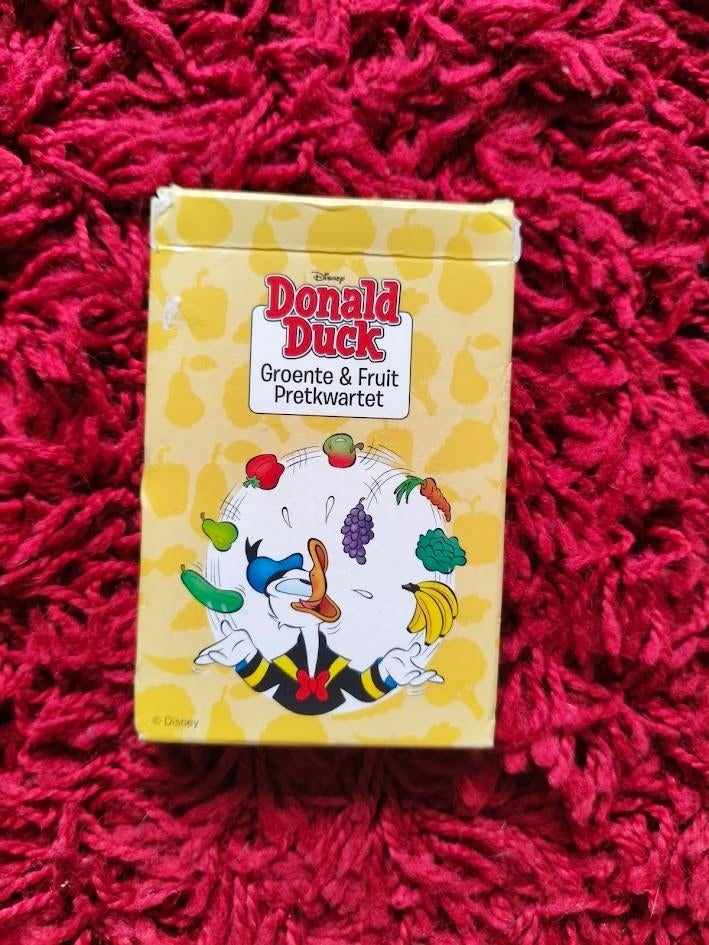Donald Duck – Groente en fruit pret kwartet spel, Ophalen of Verzenden, Gebruikt