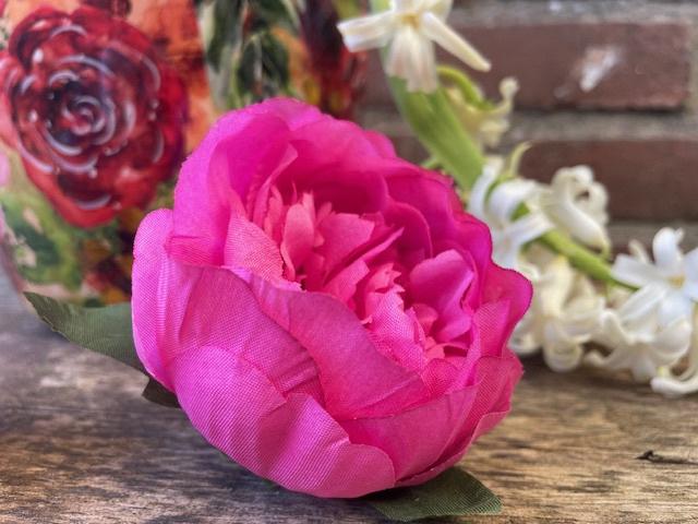 Kunstbloemen Donkerroze pioenrozen, nep bloemen,bloemen,deco, Binnen, 3811JM, Info@rodebeagle.nl, Rode Beagle kunstbloemen