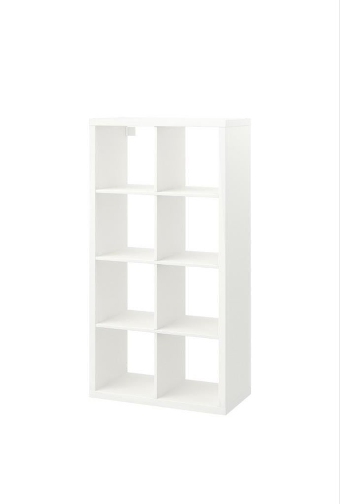 IKEA Kallax kast wit 2x4 vakken, Ophalen, Gebruikt, 100 tot 150 cm, 50 tot 100 cm