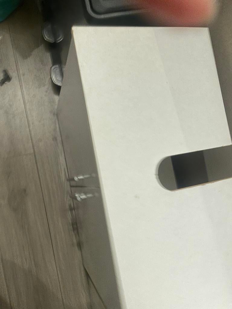 Wit badkamer kastje, Gebruikt, Minder dan 100 cm, Wastafelkast, 25 tot 50 cm