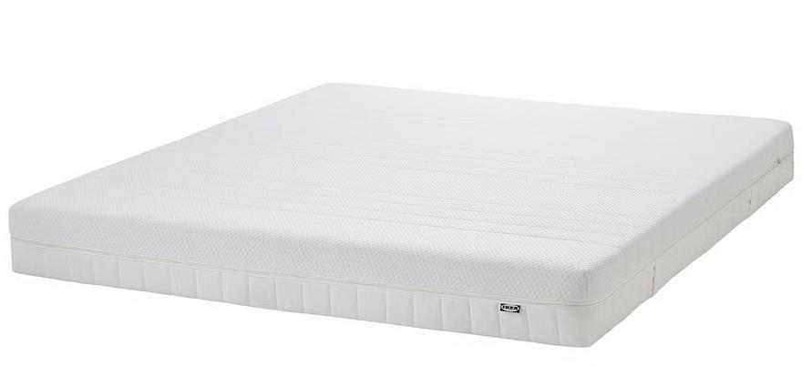 Ikea Mattress Akrehamn medium firm/white mattress, Ophalen, Zo goed als nieuw, Twijfelaar, Matras