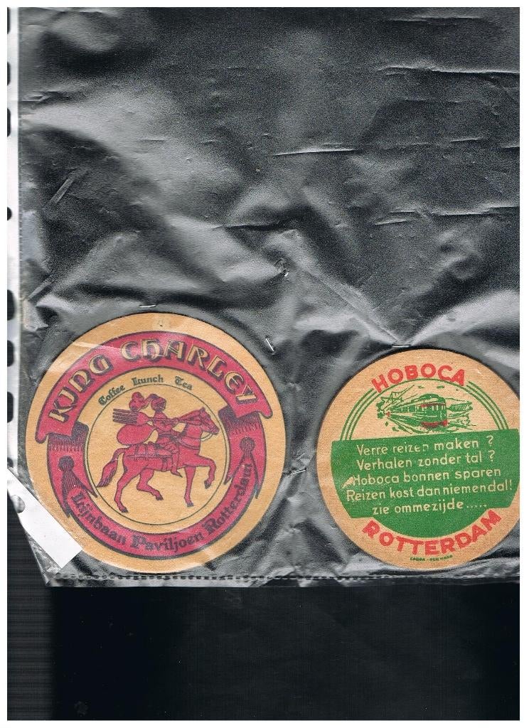 ZEER OUDE BIERVILTJES ROTTERDAM, Verzenden, Zo goed als nieuw, Viltje(s), Overige merken