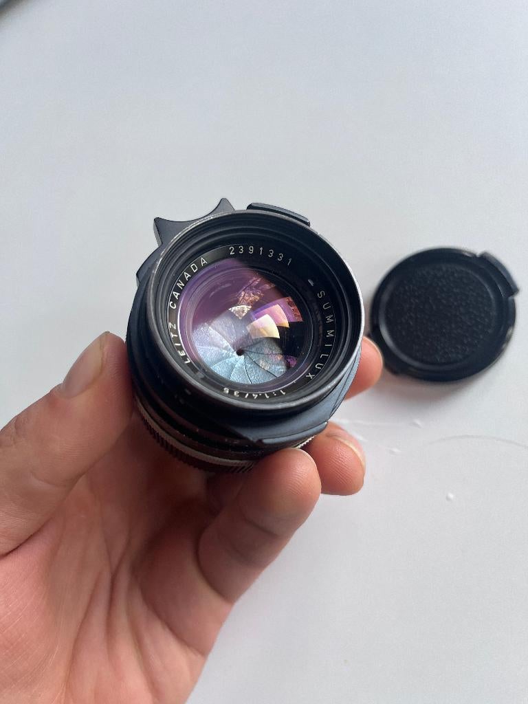 Leica Leitz Canada Summilux 35mm v2 Pre ASPH, Ophalen of Verzenden, Gebruikt, Groothoeklens