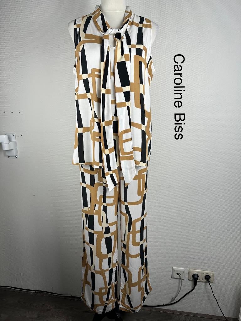 Caroline Biss Broekpak  (mt: 40) 17,6/9788, Maat 38/40 (M), Caroline Biss, Zwart, Caroline Biss