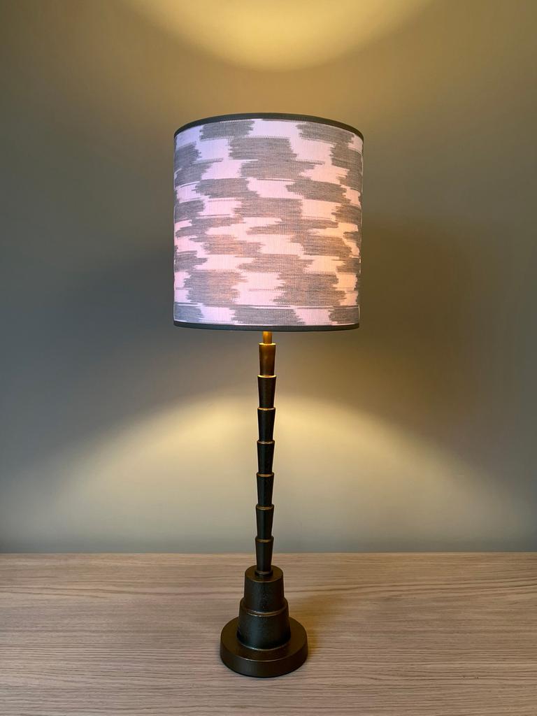 Grijs beige lampenkap 25x25 cm - Diverse afmetingen mogelijk, Huis en Inrichting, Lampen | Lampenkappen, Beige, Rond, Nieuw, Ophalen of Verzenden
