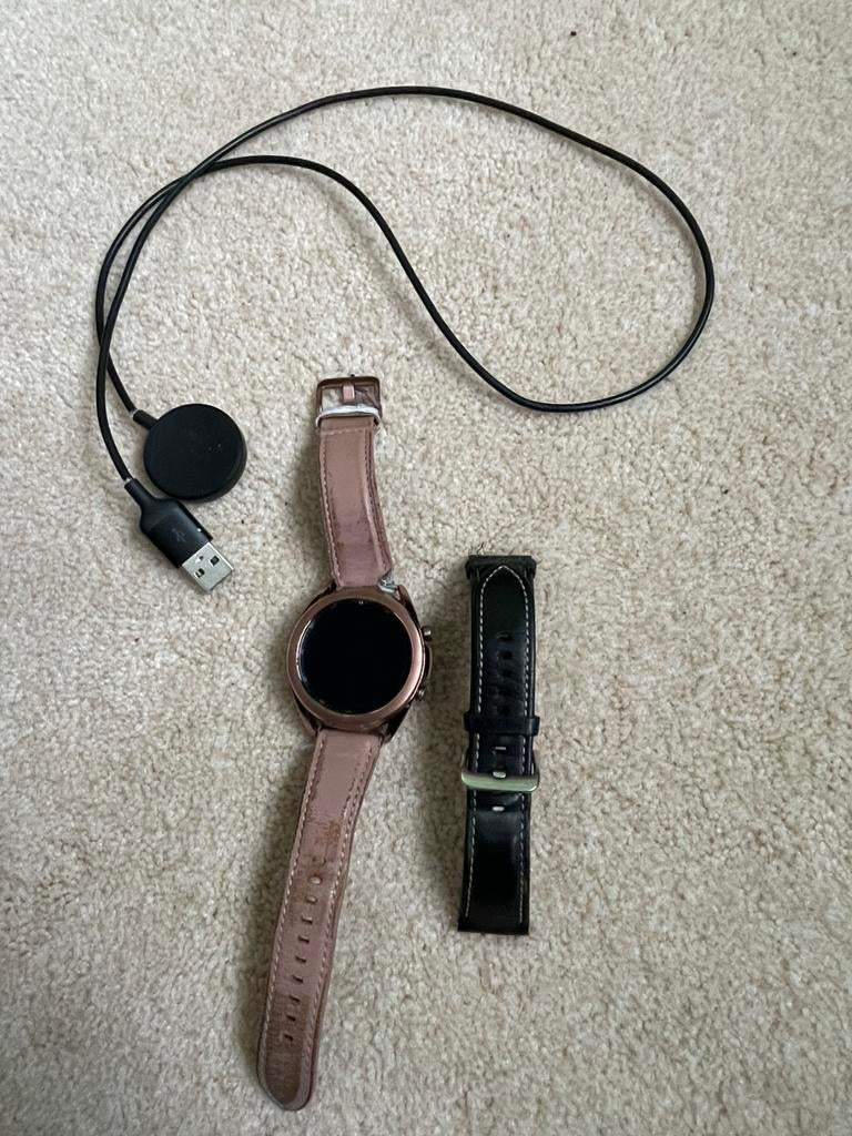 Samsung galaxy watch 3 rosé, Sieraden, Tassen en Uiterlijk, Smartwatches, Gebruikt, Ophalen of Verzenden, Android, Waterdicht
