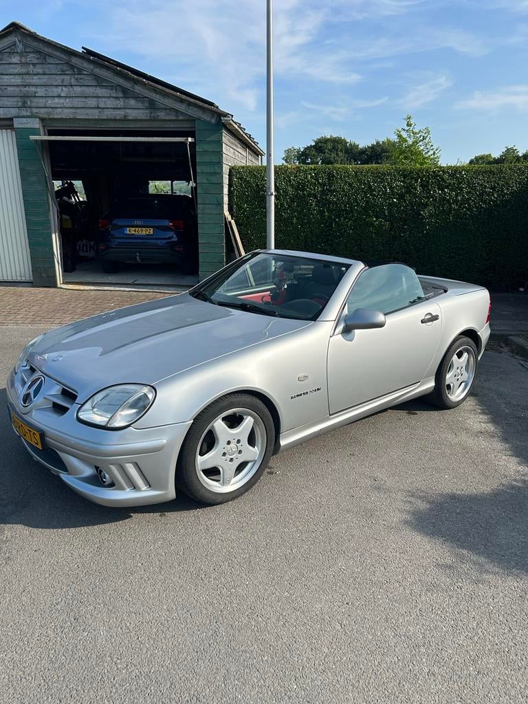Mercedes-Benz SLK 2.3 Slk230 Kompr Roadster AUT 1997 Grijs, Automaat, Achterwielaandrijving, 4 cilinders, Cabriolet