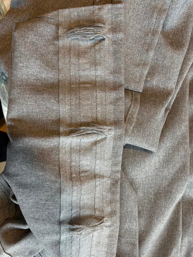 Grijze gordijnen IKEA 4 delen 145 breed 260 hoog ook vitrage, Ophalen of Verzenden, Zo goed als nieuw, 200 cm of meer