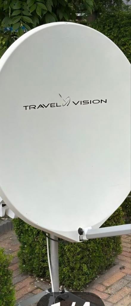 Travel Vision Mobiele Satelliet Schotel Antenne+tv, Ophalen of Verzenden, Gebruikt, (Schotel)antenne, Overige merken