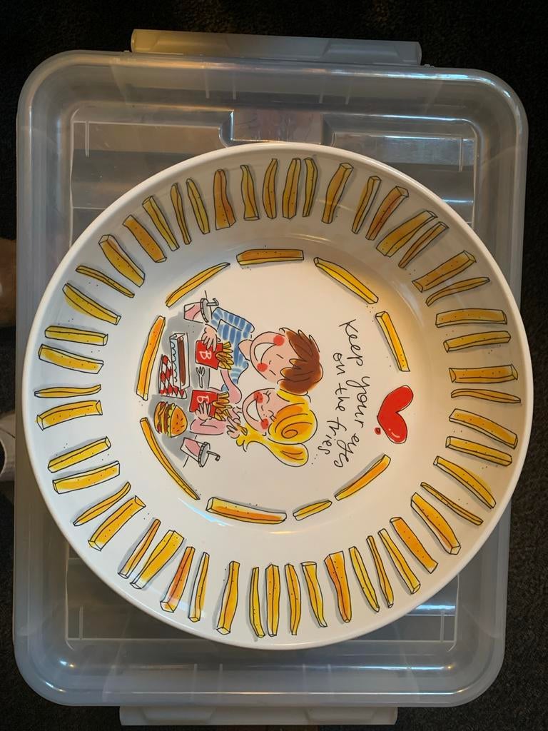 Snackschaal Blond Amsterdam, Huis en Inrichting, Gebruikt, Porselein of Keramiek, Schaal, Rond