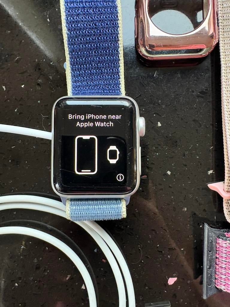 Apple watch series 3, 38 mm, Gebruikt, Conditie, Zwart, IOS