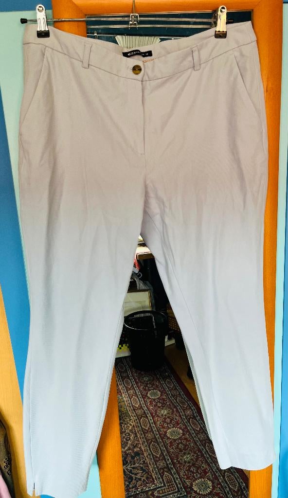 lichtblauwe broek Expresso 44 zgan, Kleding | Dames, Broeken en Pantalons, Maat 42/44 (L), Zo goed als nieuw, Lang, Verzenden