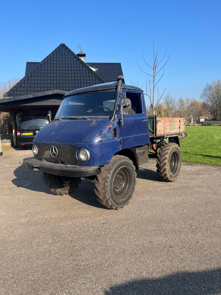 Mercedes unimog 411 westafila, Ophalen of Verzenden, Zo goed als nieuw, Ligier, 16 km/u of meer