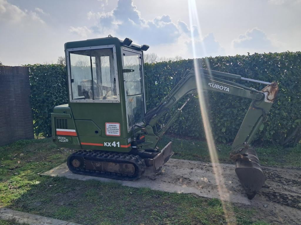 Minigraver Kubota KX41 / MARGE / Minikraan / Graafmachine, Ophalen, Gebruikt