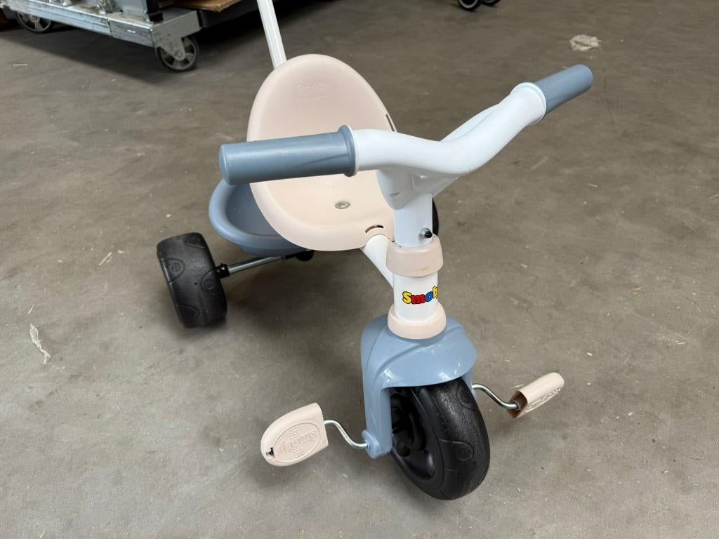 Smoby driewieler Be Fun pastelblauw vanaf 15 maanden, Ophalen, Nieuw, Loopfiets