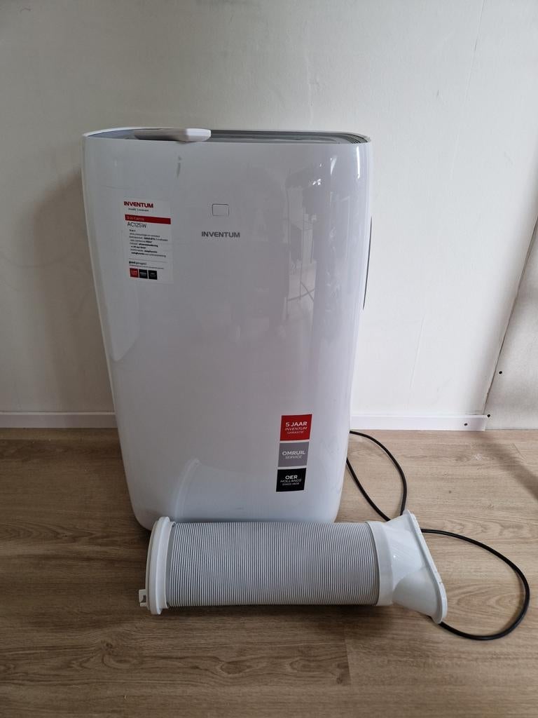 Inventum Mobiele Airco - Koelen, Ventileren, Ontvochtigen, Ophalen, Minder dan 60 m³, Energieklasse A of zuiniger, 3 snelheden of meer