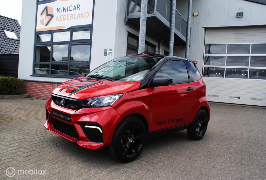 Aixam City Sport Stars & Stripes 2023 8026km 1jr garantie, Gebruikt, Overige merken