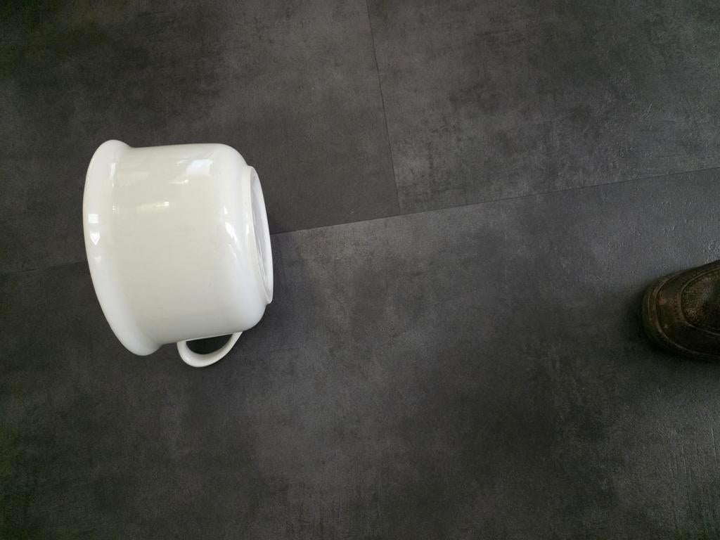 Stenen plaspot (leuk), Antiek en Kunst, Curiosa en Brocante, Ophalen