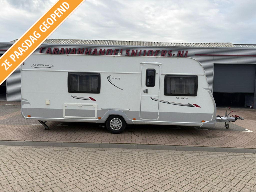 LMC Munsterland 530 E Musica, Caravans en Kamperen, Caravans, Bedrijf, tot en met 4, 1250 - 1500 kg, Rondzit, LMC en Münsterland