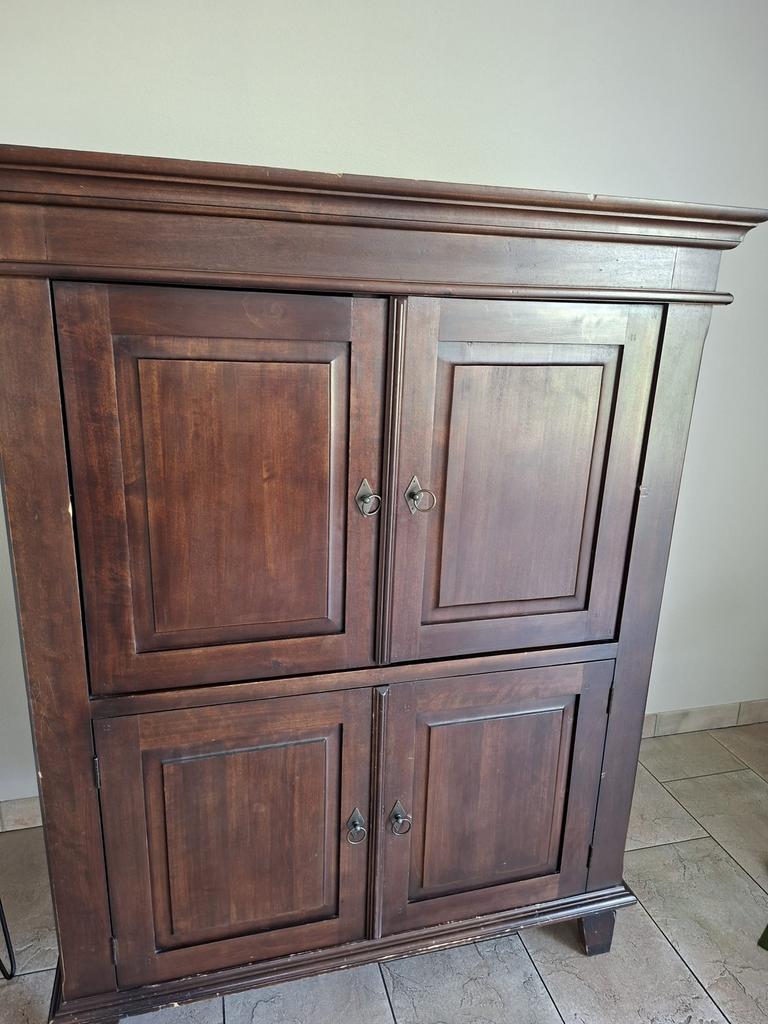 Houten computerkast, Ophalen, Gebruikt, 70 tot 120 cm, 120 tot 170 cm