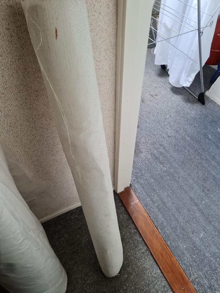 Onderlaag behang - voor een egale muur, Ophalen of Verzenden, Minder dan 10 m², Wit, Effen