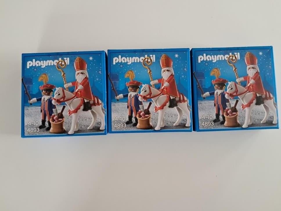 Drie doosjes playmobil Sinterklaas 4893, Kinderen en Baby's, Speelgoed | Playmobil, Ophalen of Verzenden, Nieuw