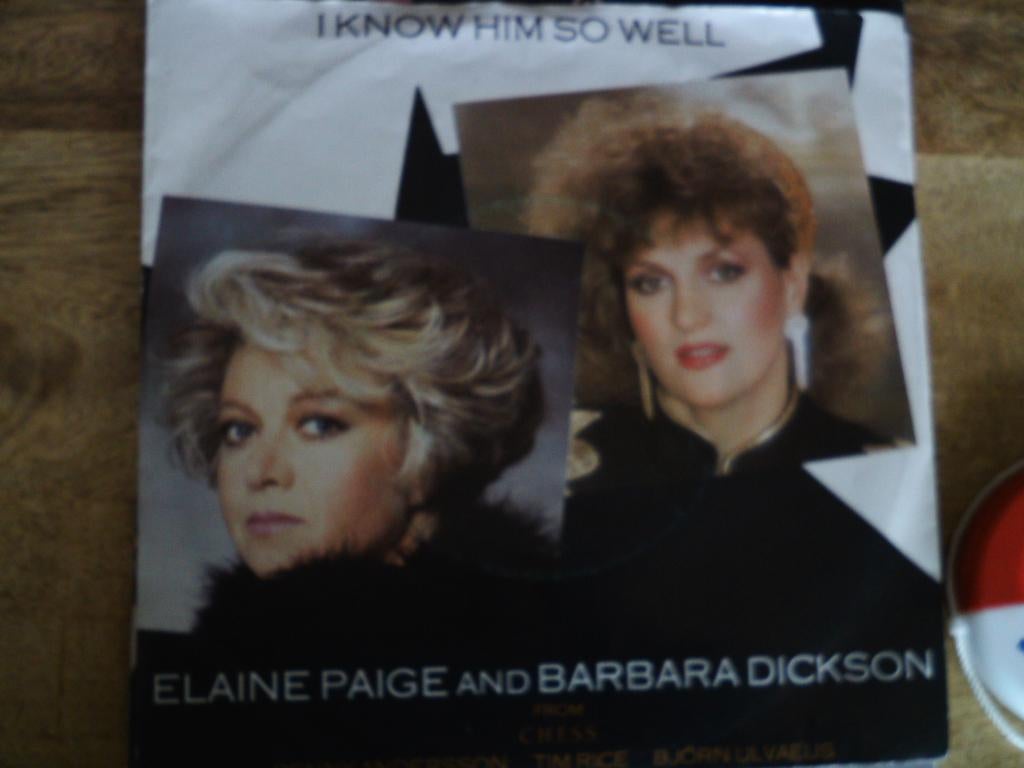 elaine paige / barbara dickson - l know him so well 1a, 7 inch, Single, Ophalen of Verzenden, Zo goed als nieuw