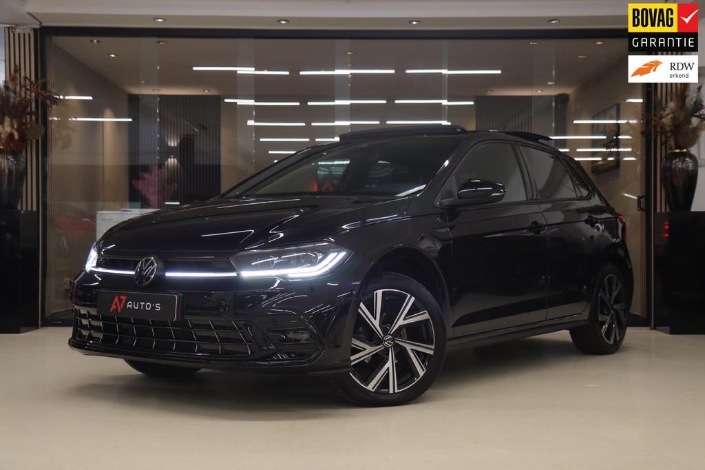 Volkswagen POLO 1.0 TSI Life Edition 3x R-LINE PANO/CARPLAY/, Gebruikt, Euro 6, 95 pk, Leder en Stof