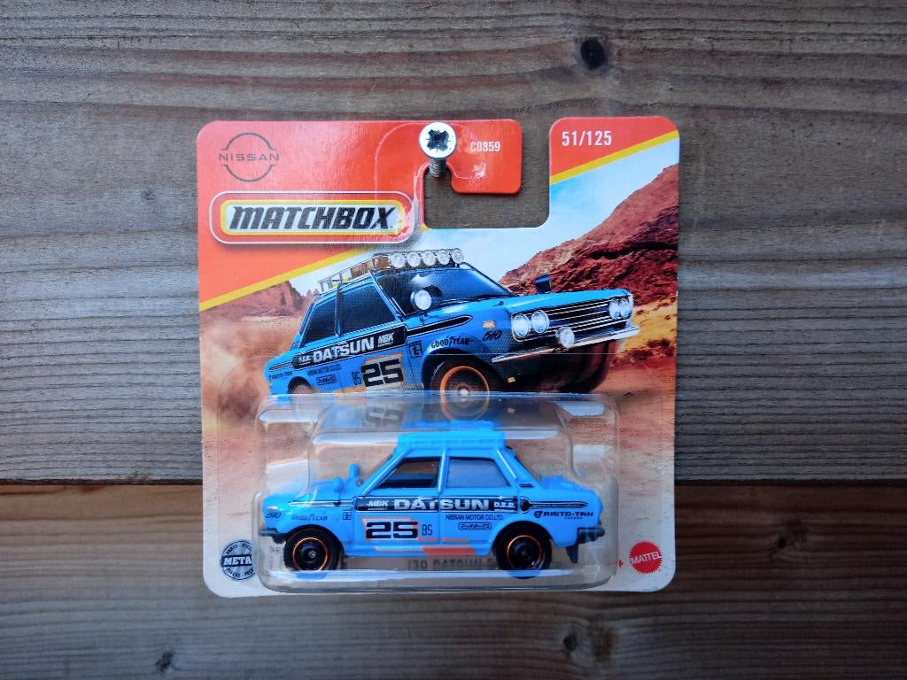 Datsun 510 Rally '70 Matchbox, Ophalen, Nieuw, Auto