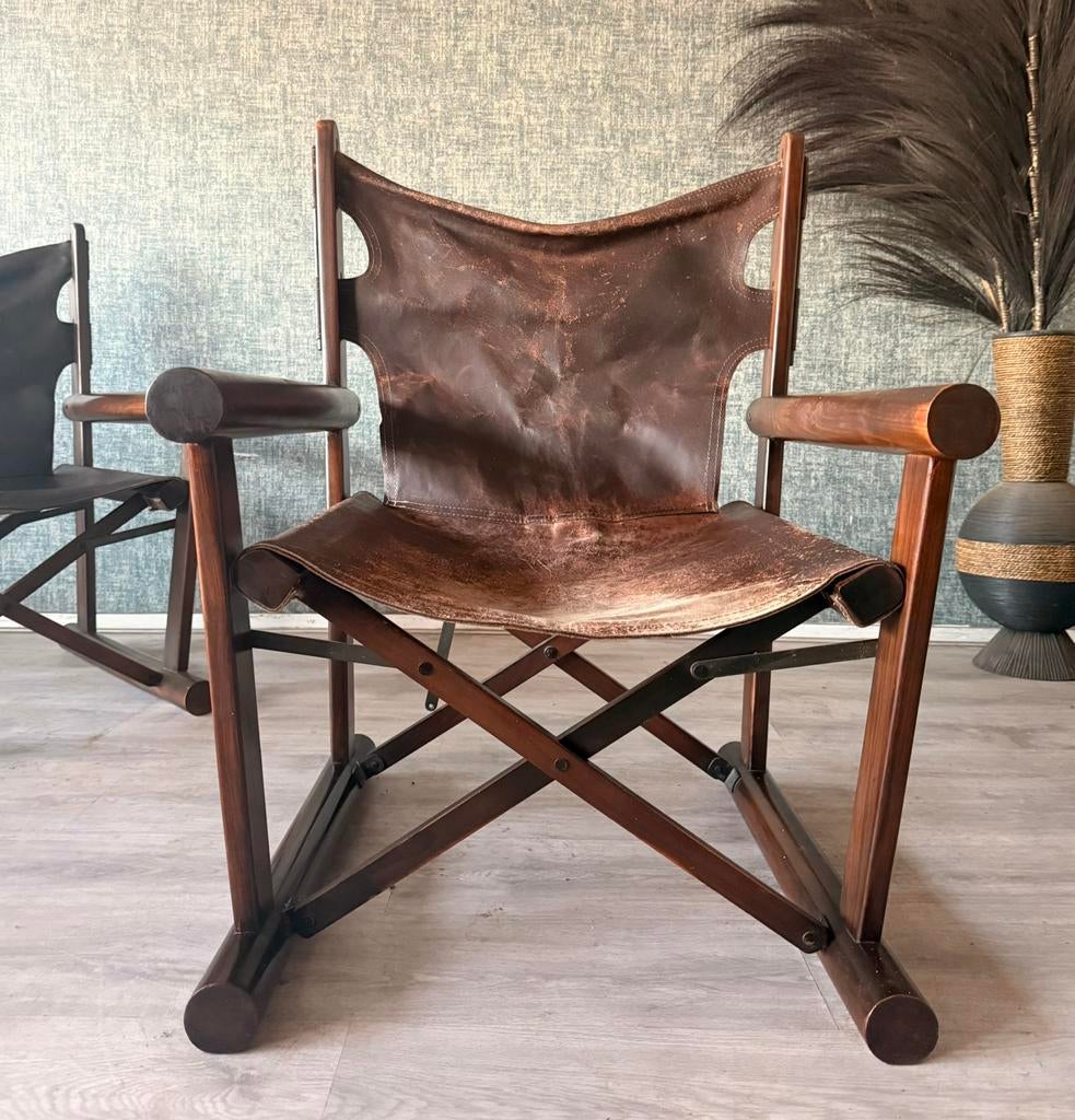 2x Vintage PL22 Chairs + Ottoman by Hauner & Eisler, ca60s, Ophalen, Gebruikt, -, -