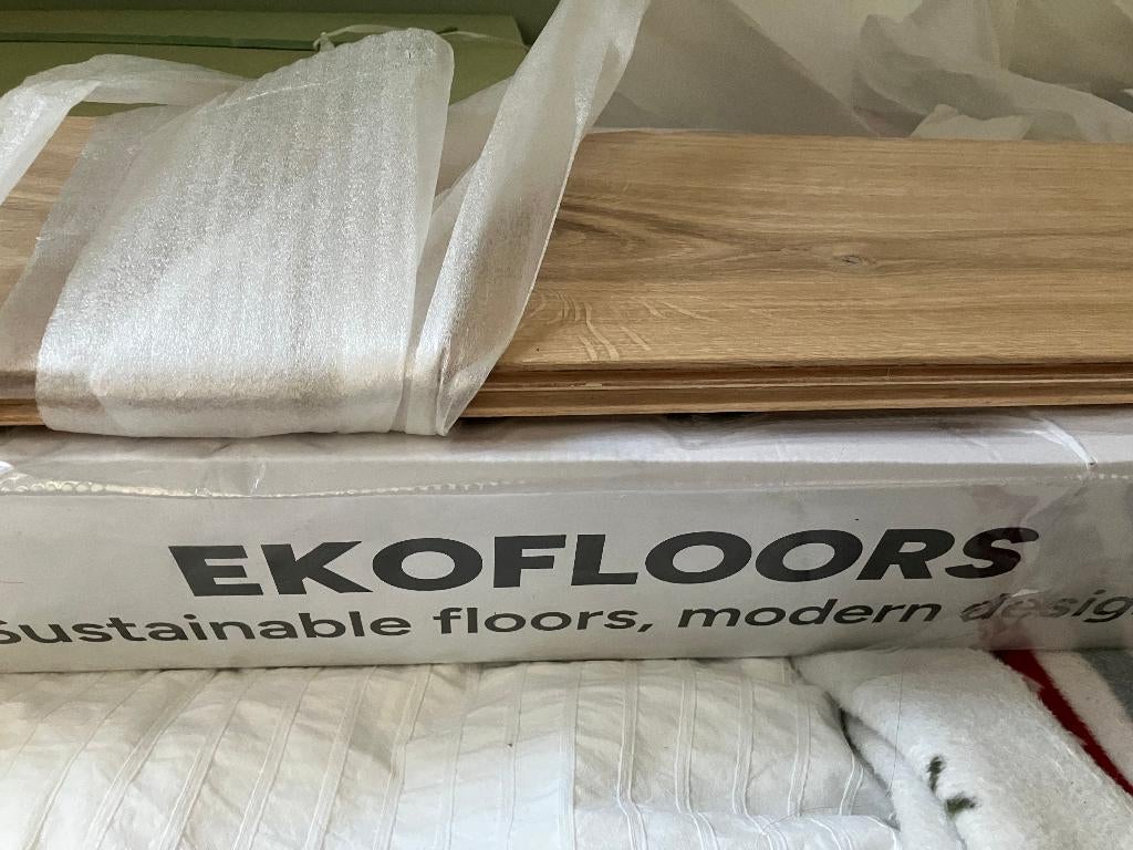 Lamelparket eiken restpartij, Doe-het-zelf en Verbouw, Parket, Nieuw, Ophalen of Verzenden, Minder dan 5 m²