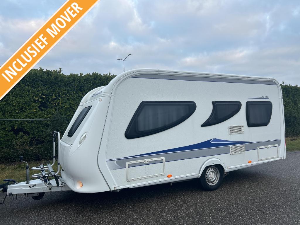Hobby La Vita Bionda 460 UFE 2009 FRANS BED RONDZIT MOVER, Hobby-Wohnwagenwerk Ing. Harald Striewski GmbH, Hobby, Harald-Striewski-Straße 15, 24787 Fockbek, Duitsland