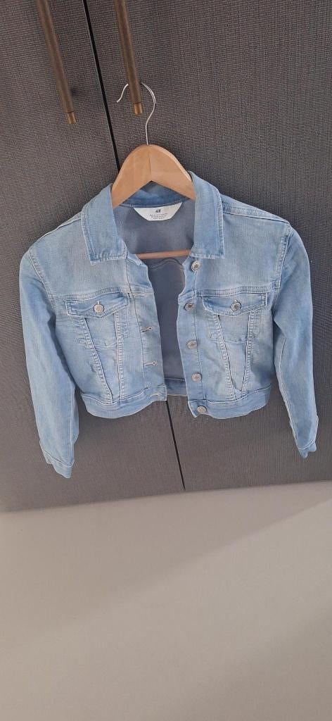 Spijkerjack kort model, H&M, Blauw, Ophalen of Verzenden, Maat 34 (XS) of kleiner