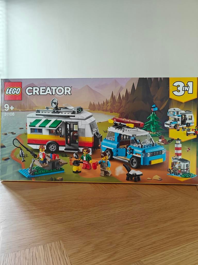 Lego Creator 3-in-1 31108 nieuw familievakantie met caravan, Ophalen of Verzenden, Nieuw, Complete set, Lego