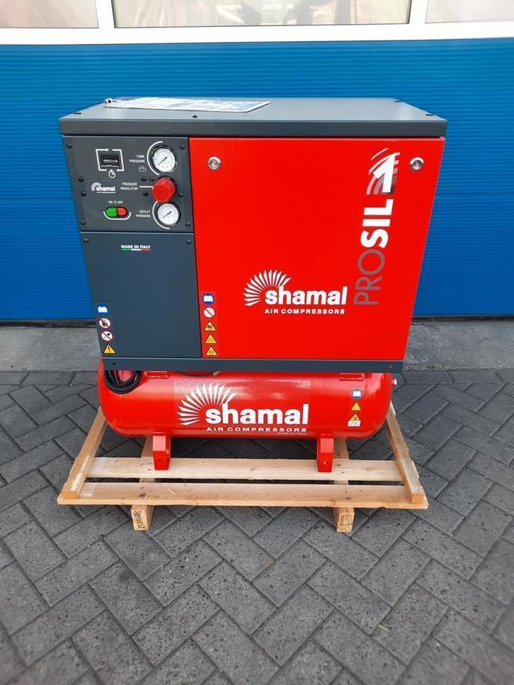Shamal 3pk/100ltr 10Bar Silent Compressor 380V Made in ITALY, Nieuw, Italië, Mobiel, Shamal