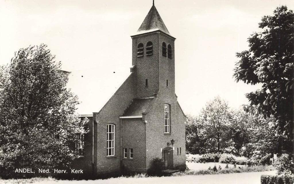 Andel, Ned. Herv. Kerk, Verzamelen, Ophalen of Verzenden, 1960 tot 1980, Ongelopen, Noord-Brabant
