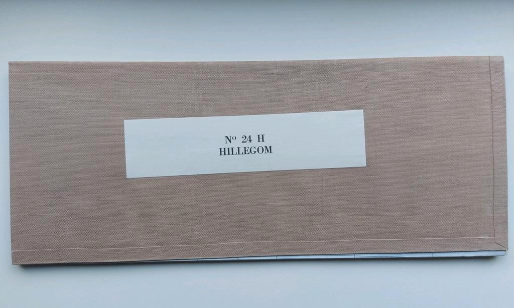 24H stafkaart uit 1960 Hillegom Zandvoort Bentveld De Zilk, Ophalen of Verzenden, 1800 tot 2000, Nederland, Staat de Nederlanden