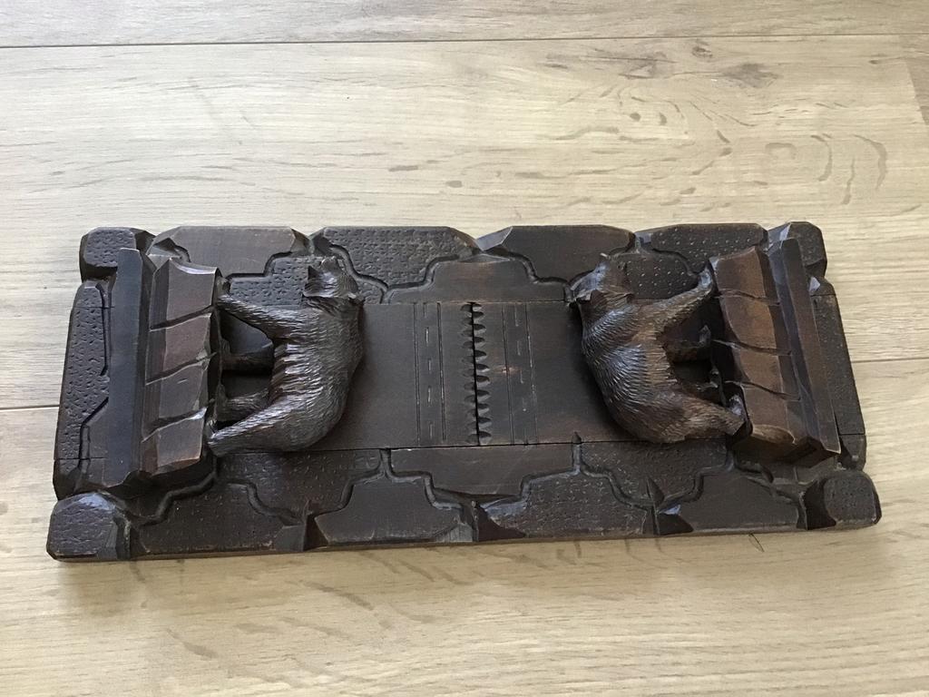 ANTIEK:Boekenstandaard uit Briënz:Zwitserland 1880 Uniek!, Ophalen of Verzenden, Europa, Hout