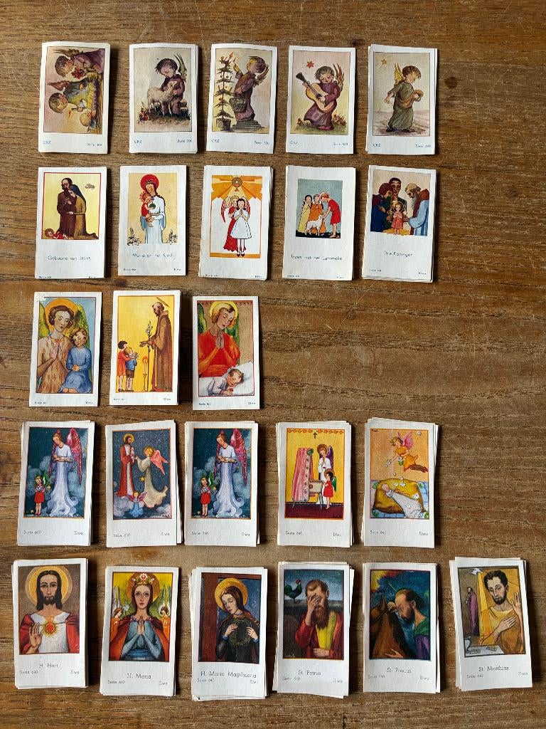 Vintage devotieprentjes santjes, Ophalen of Verzenden, Zo goed als nieuw, Kaart of Prent, Christendom | Katholiek