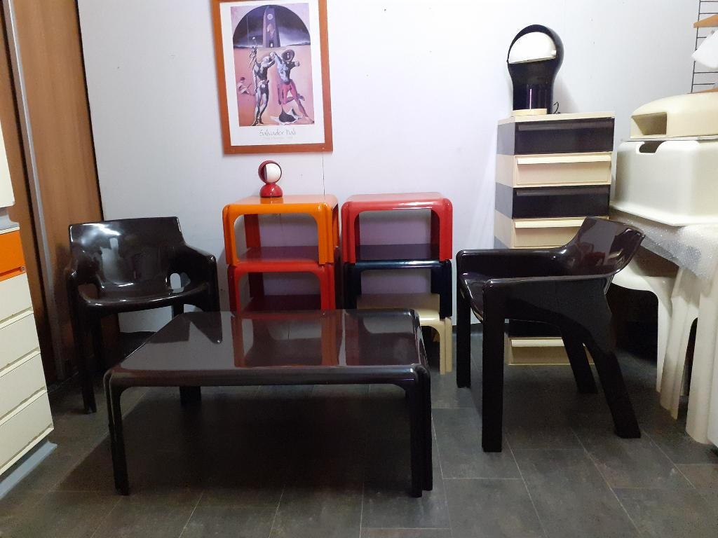 Arcadia salontafel Magistretti design Artemide jaren 70, Ophalen, Gebruikt, ?, ?