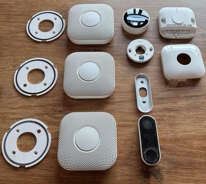 Google Smart Home pakket: Nest Protect, Hello, Thermostaat, Ophalen of Verzenden, Zo goed als nieuw